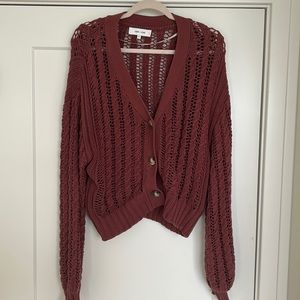 John + Jenn Open Weave Cardigan